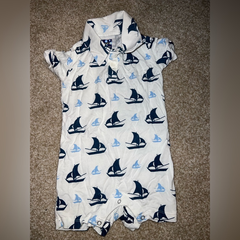 Kickee Pants 3-6 months jumper onesie  (shorts)